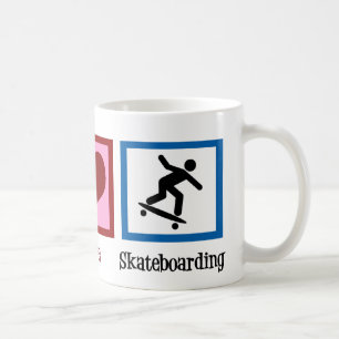 Peace Liebe Skateboarding Kaffeetasse