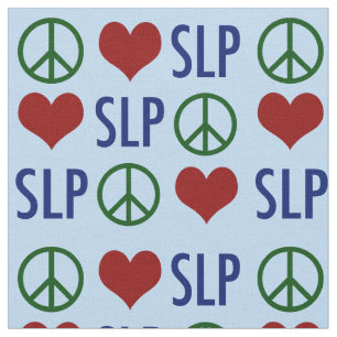 Peace Liebe SLP Sprachpathologie Stoff