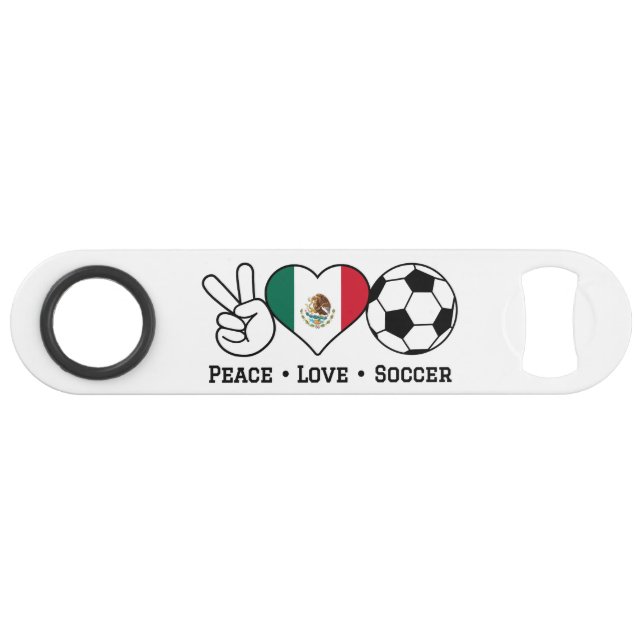 Peace Liebe Soccer Bar Key (Vorderseite (Horizontal))