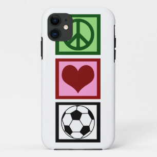 Peace Liebe Soccer Case-Mate iPhone Hülle