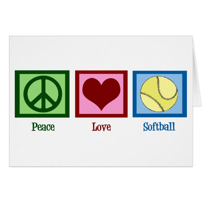 Peace Liebe Software Card (Vorderseite (Horizontal))
