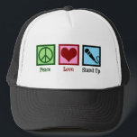 Peace Liebe Stand Up Comedy Truckerkappe<br><div class="desc">Frieden Liebe steht auf Komödie. Ein niedliches Comedian-Geschenk für ein Comic,  das gerne lustige Sets in der offenen Mikromusik in Comedy Clubs aufführt.</div>