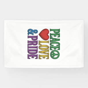 Peace Liebe Stolz Vintage Gravur Vektor Design_1 Banner