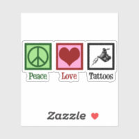 Peace Liebe Tattoos Niedlich Tattoo Artist Gun