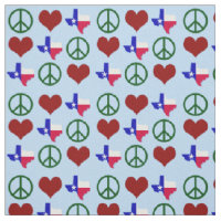 Peace Liebe Texas Pattern