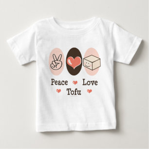 Peace Liebe Tofu Säugling Long Sleeve T-Shirt