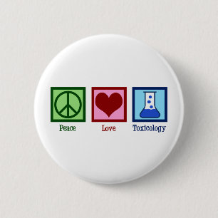 Peace Liebe Toxicology Button