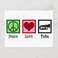 Peace Liebe Tuba Player