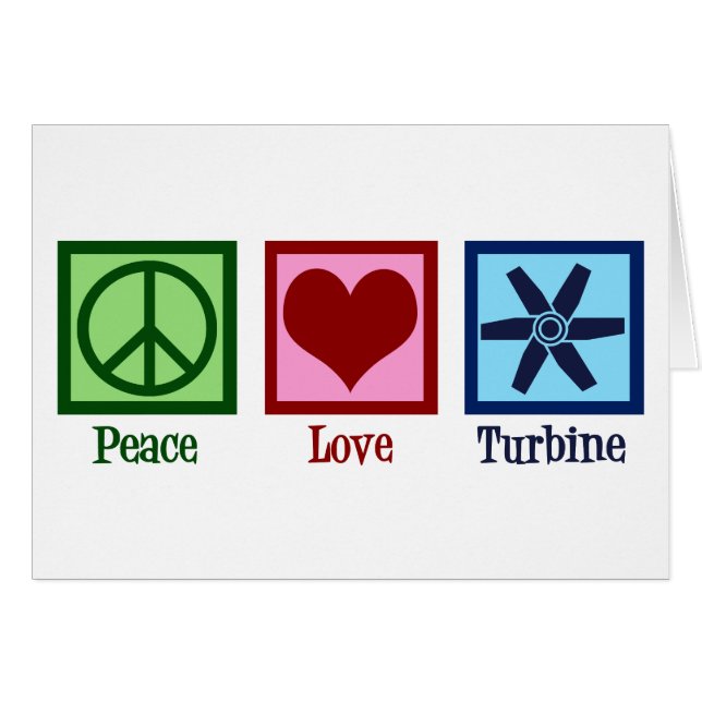 Peace Liebe Turbine Fan (Vorderseite (Horizontal))