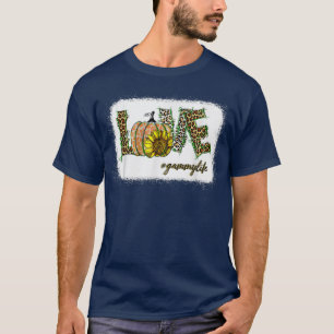 Peace Liebe Turkey Pumpkin Autum Happy Fall Thanks T-Shirt