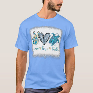 Peace Liebe Turtles Niedlich Sea Turtle Lover T-Shirt