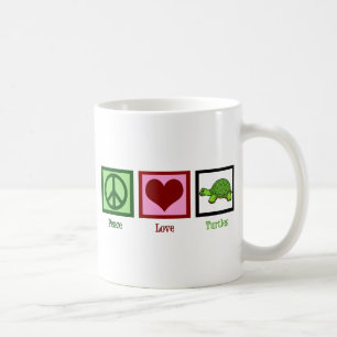 Peace Liebe Turtles Tasse