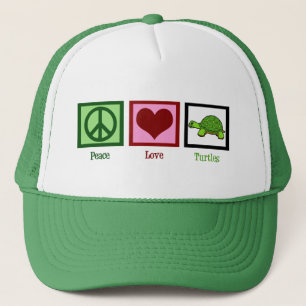 Peace Liebe Turtles Truckerkappe