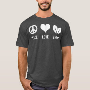 Peace Liebe Vegan Veganism Funny Vegetarian Vegan T-Shirt