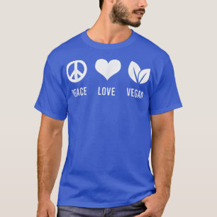 Peace Liebe Vegan Veganism Funny Vegetarian Vegan T-Shirt