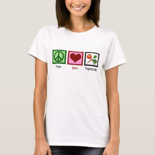 Peace Liebe Vegetarian T-Shirt