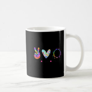 Peace Liebe Volleyball Gefärbte Krawatte Rainbow T Kaffeetasse