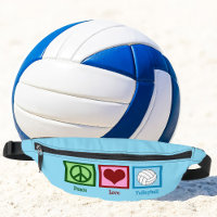 Peace Liebe Volleyball Niedlich Blue