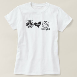 Peace Liebe Volleyball T - Shirt