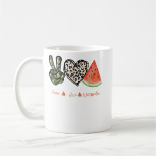 Peace Liebe Watermelon Locarno Ristorante La Lanch Kaffeetasse