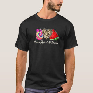 Peace Liebe Watermelon Locarno Ristorante La Lanch T-Shirt