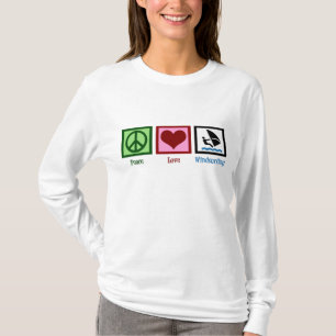 Peace Liebe Windsurfing T-Shirt