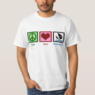 Peace Liebe Windsurfing T-Shirt