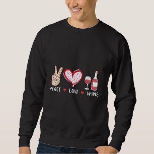 Peace Liebe Wine Sweatshirt