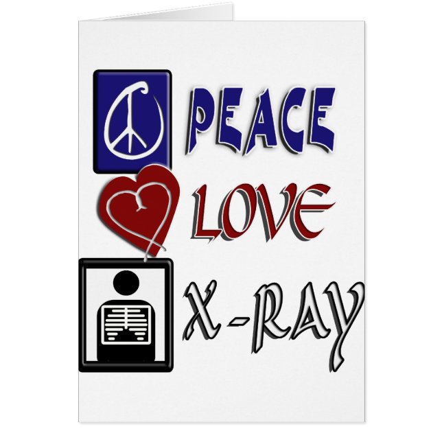 PEACE LIEBE XRAY (Vorne)