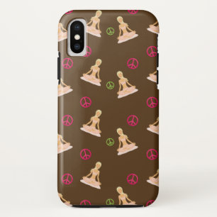 Peace Liebe & Yoga Handy Case