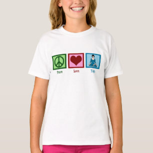 Peace Liebe Yoga Kids T-Shirt