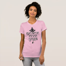 Peace Liebe Yoga T - Shirt