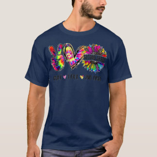Peace Liebe Zweite Klasse Funny Gefärbte Krawatte T-Shirt