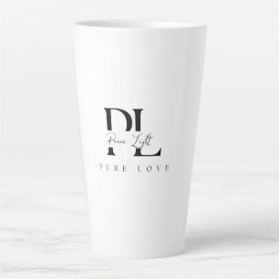 „Peace Light – Pure Love“-Logo Milchtasse