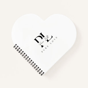 „Peace Light – Pure Love“-Logo Notizbuch