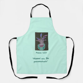 Peace Lily Schürze
