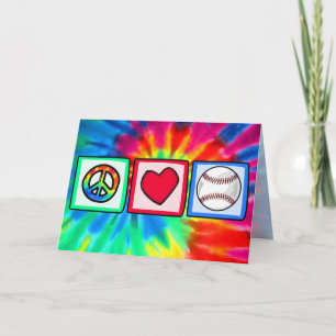 Peace, Love, Baseball Karte