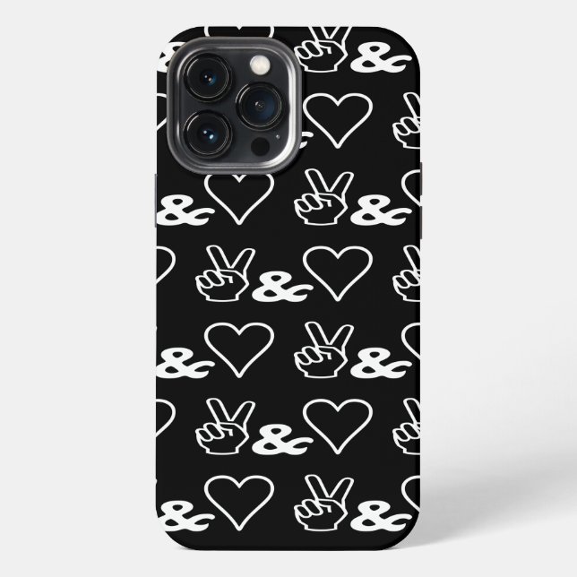 Peace & Love Case-Mate iPhone-Hülle iPhone Hülle (Rückseite)