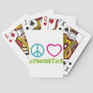 Peace Love Gymnastics Spielkarten