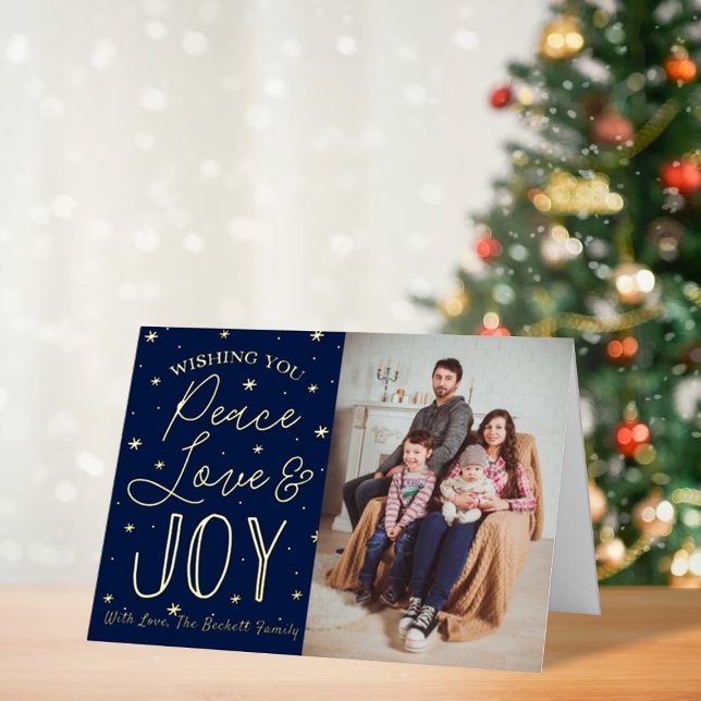 Peace, Love & Joy Christmas Photo Real (Von Creator hochgeladen)