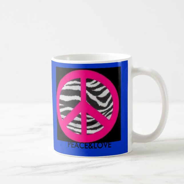 PEACE&LOVE KAFFEETASSE (Rechts)