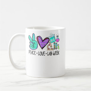 Peace Love Lab Week 2022 Medical Laboratory Scient Kaffeetasse