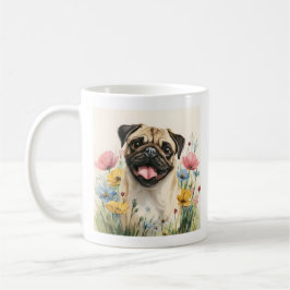 Peace Love Pug Mug Kaffeetasse