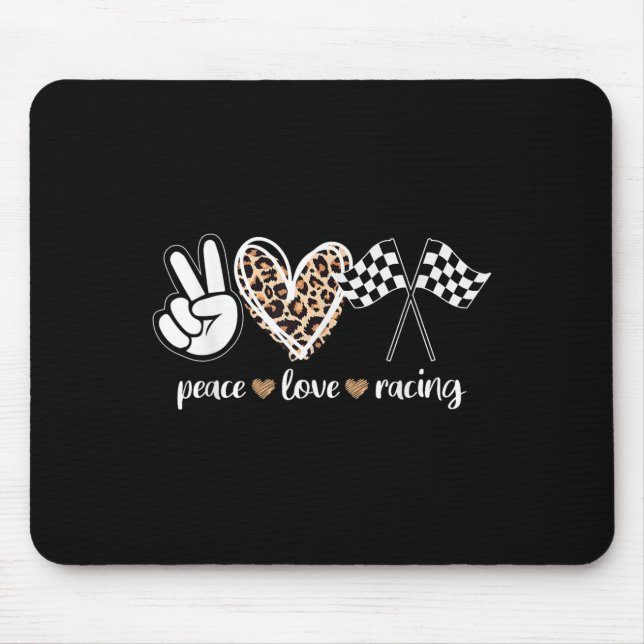 Peace Love Racing  Mousepad (Vorne)