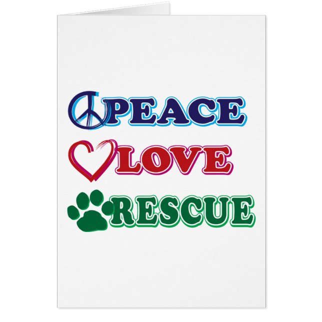 Peace Love Rescue (Vorne)