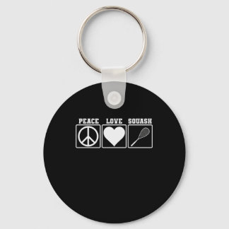 Peace love Squash Schlüsselanhänger