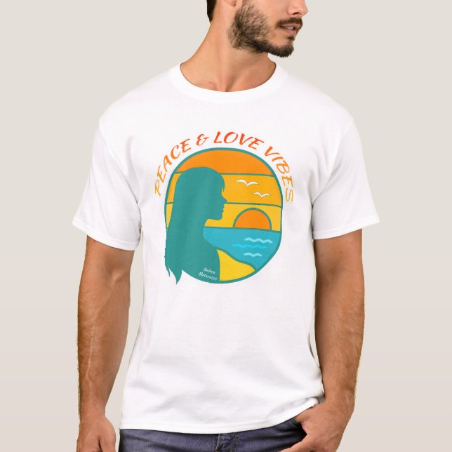 Peace & Love Vibes T-Shirt (Vorderseite)