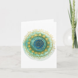 Peace Mandala Faltschachtel Karte