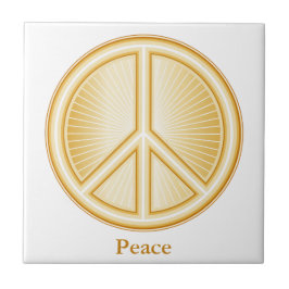 Peace Mandala Fliese