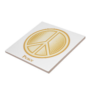 Peace Mandala Fliese